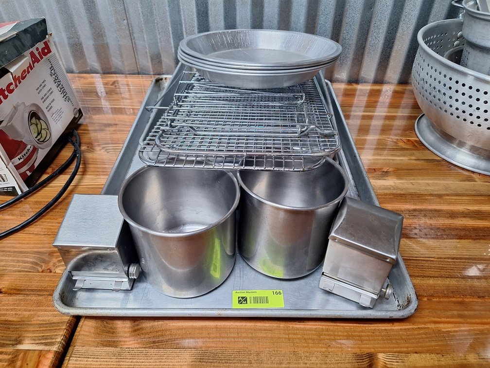 Assorted Sheet Pans, Cooling Racks and More