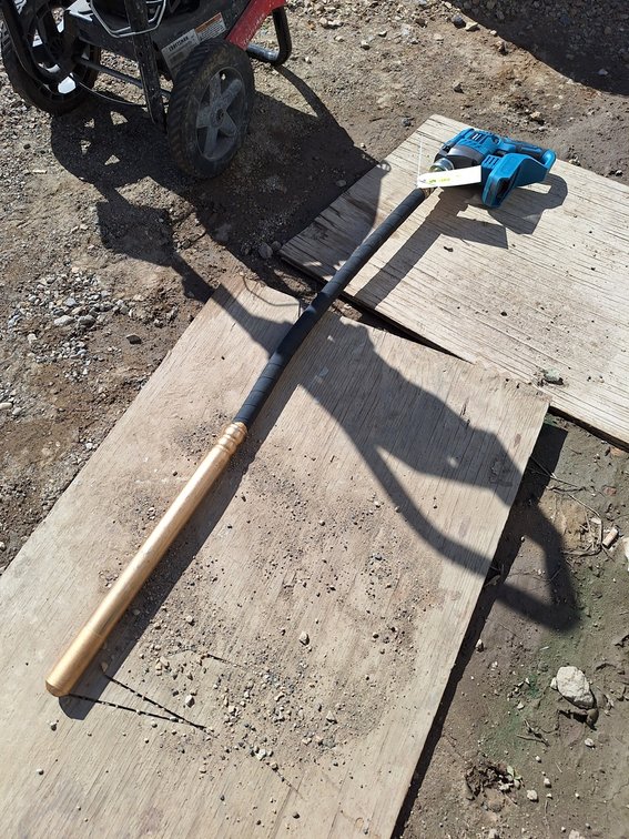 Livowalny Cordless Concrete Vibrator, 4' Wand