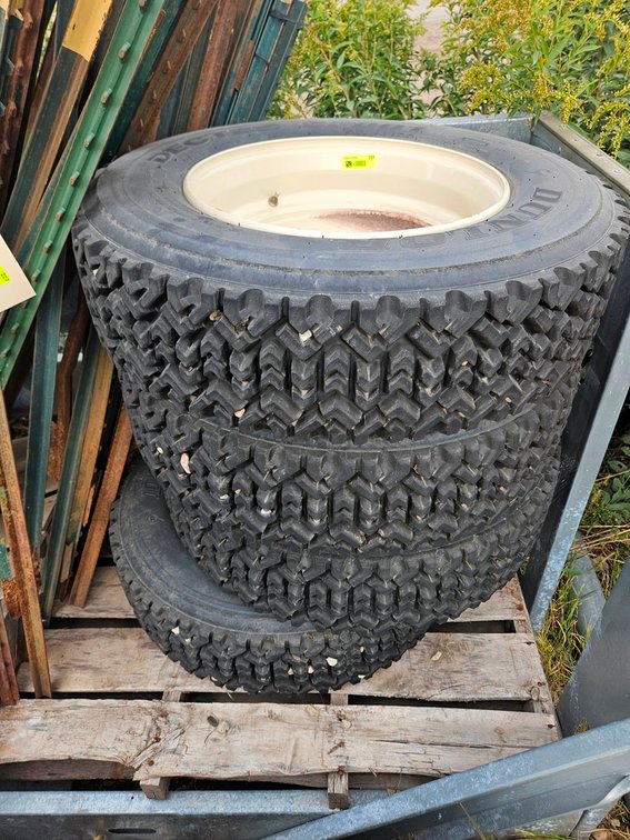 Dunlop Snow Tires for Bobcat, 245/70R/19.5