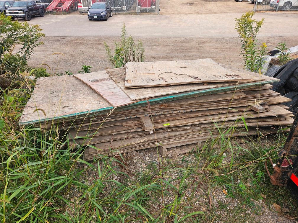 Pile of Plywood/Chip Boards