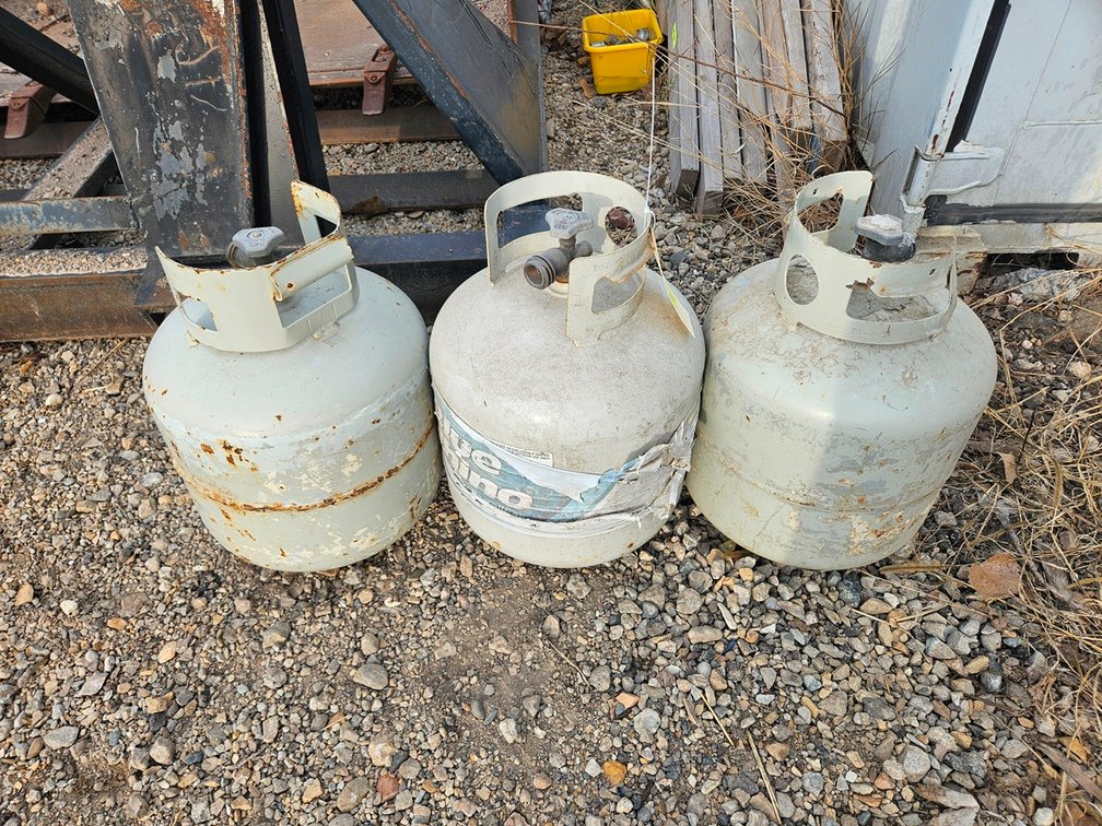 3 - 20 Lb. Propane Tanks