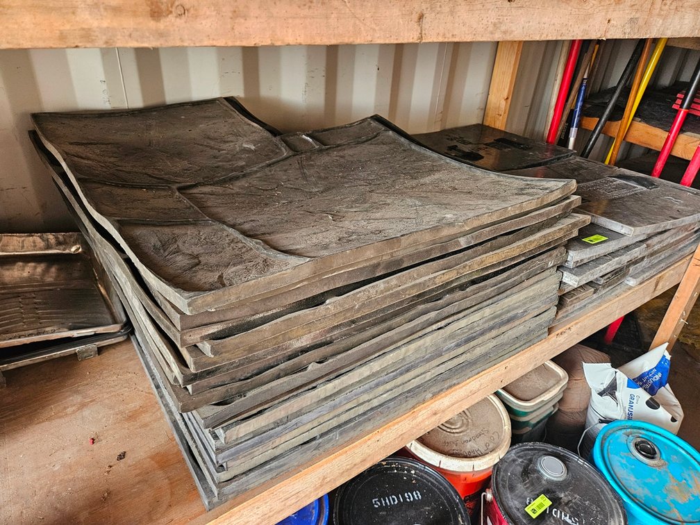 Assorted Rubber Concrete Stamps