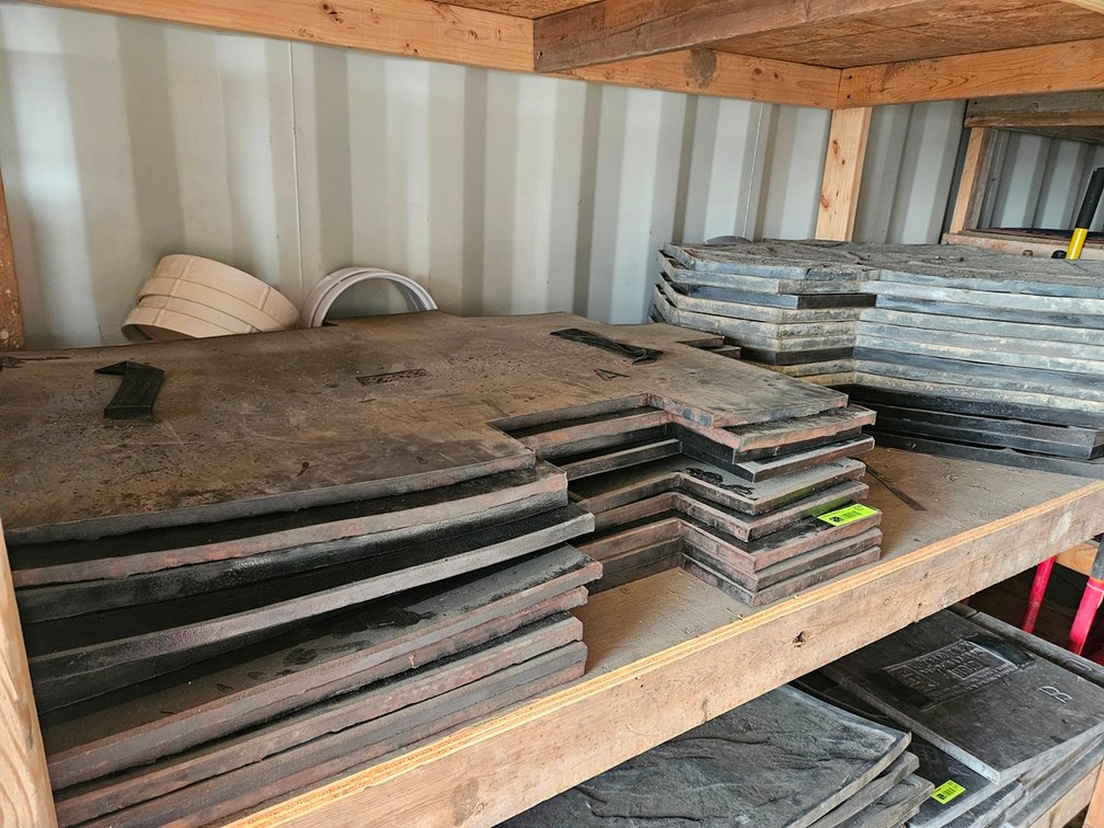 Assorted Rubber Concrete Stamps