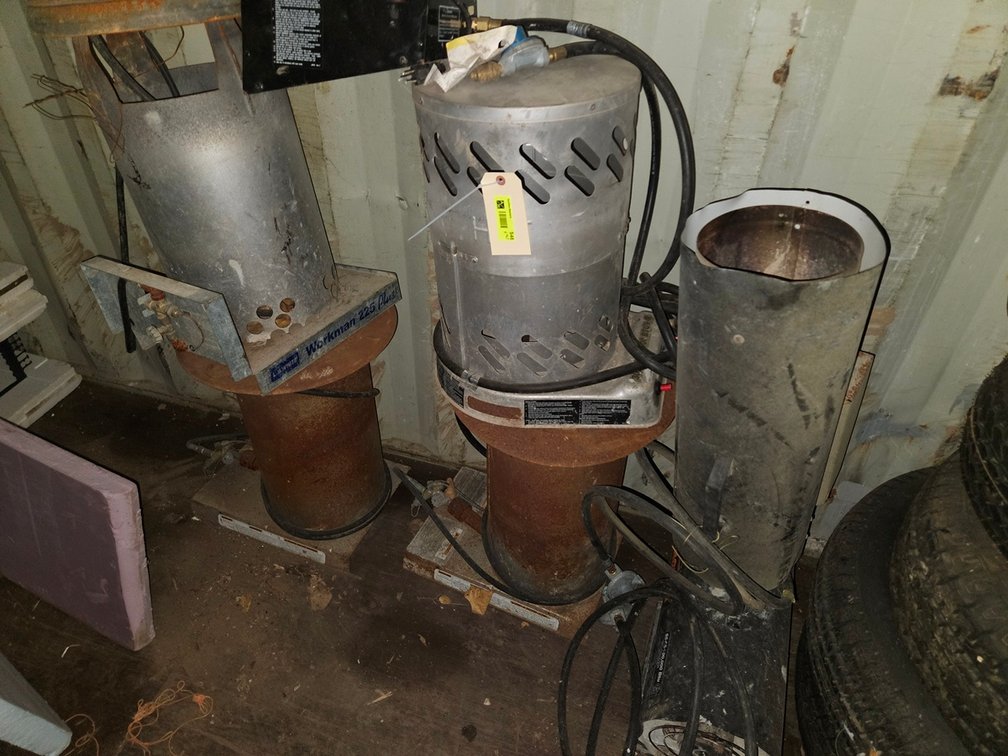 6 Assorted Construction Heaters
