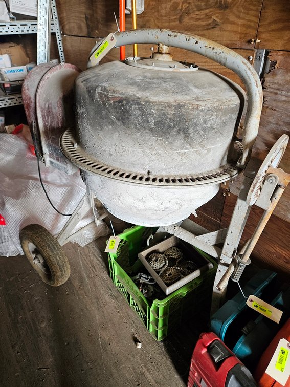 Tool Shop 3.5 CBF Electric Concrete Mixer