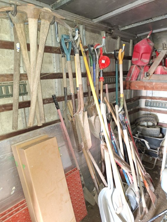 Assorted, Shovels, Pick Axes, Post Hole Diggers, More