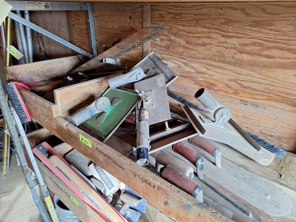 Assorted Concrete Tools