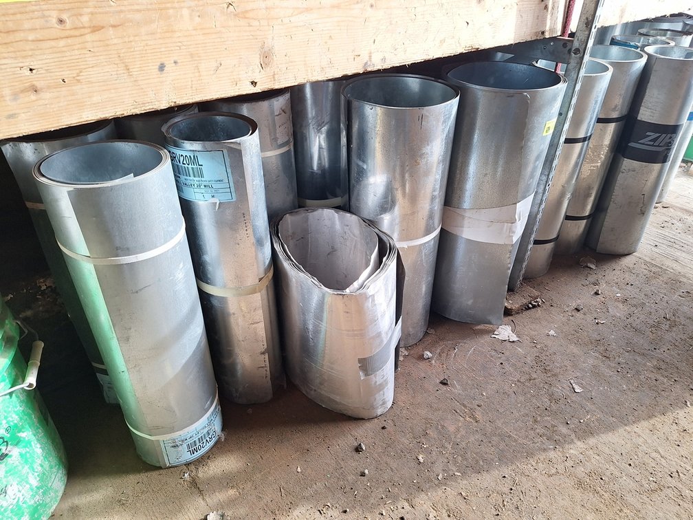 Assorted Rolls of Tin