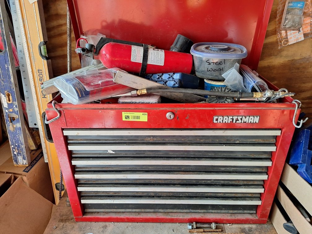 Craftsman 6 Drawer Tool Box 26"x12"x20" with Assorted Tools