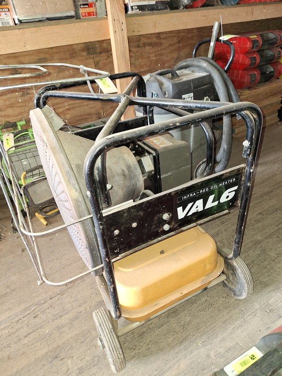 Val 6 Infra-Red Oil Heater on Wheels
