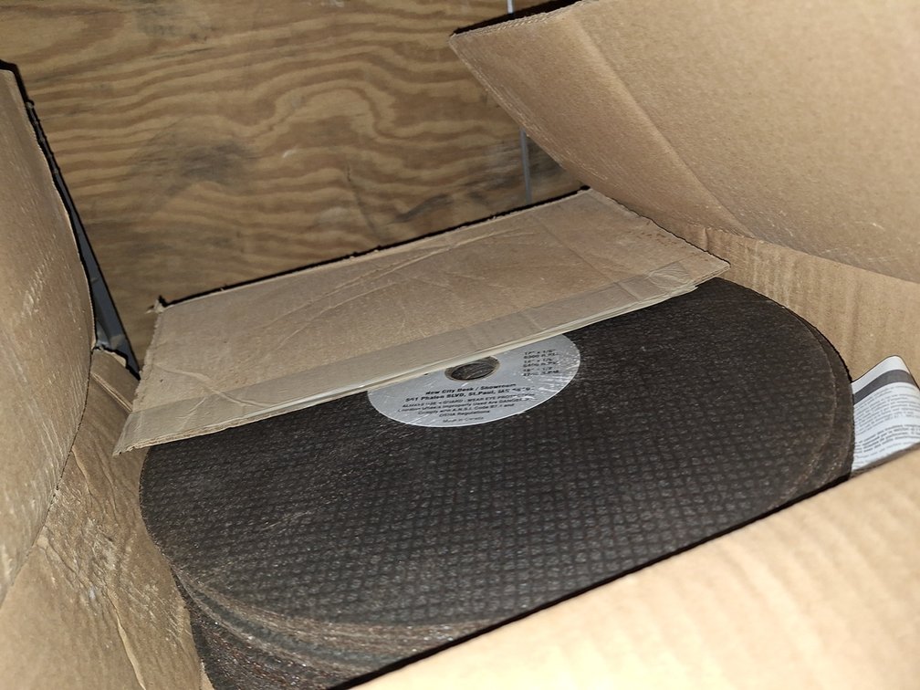 Box of 25 Esch 14"x1/8"x1" Metal 3-Ply Blades