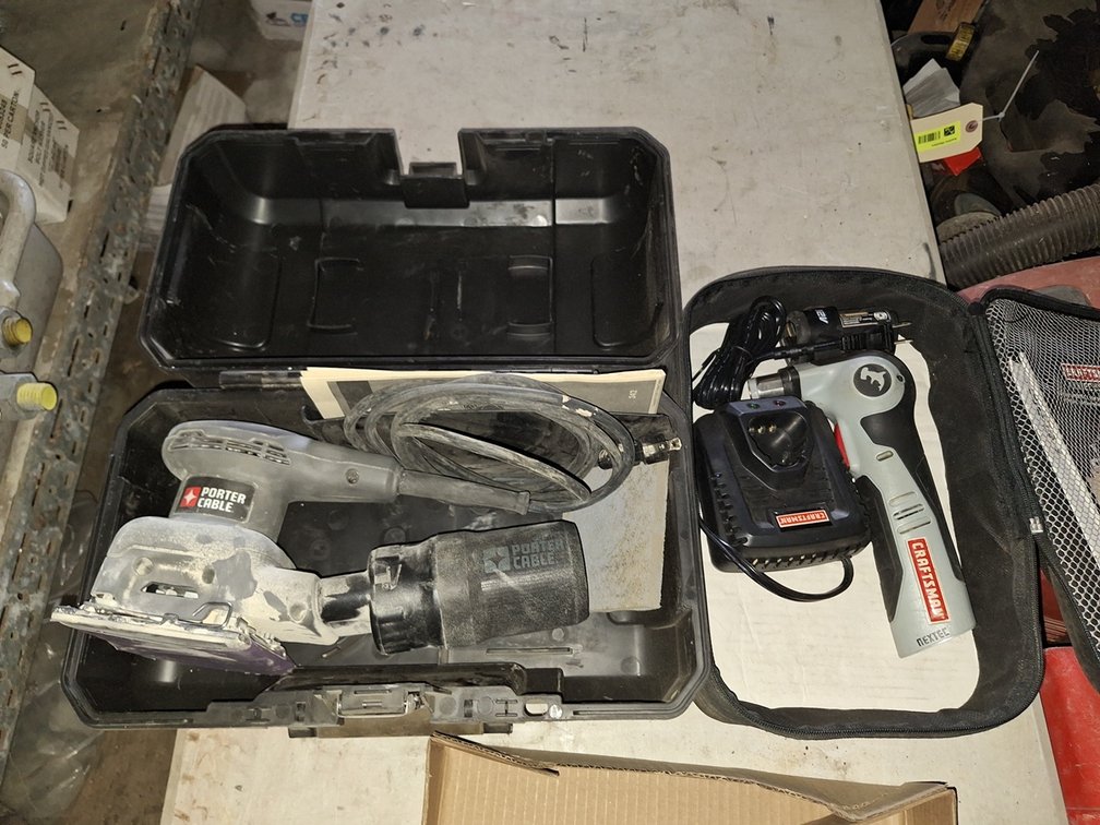 Porter Cable Sander, Craftsman 12V Driver