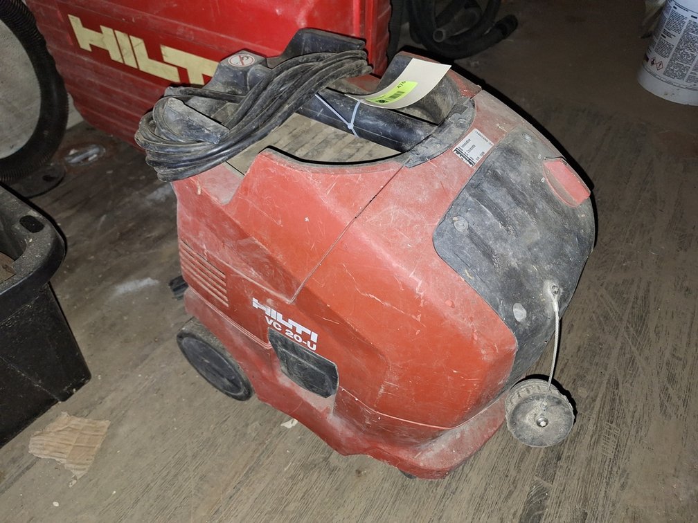 Hilti VC-20U Shop Vac on Wheels with Hose