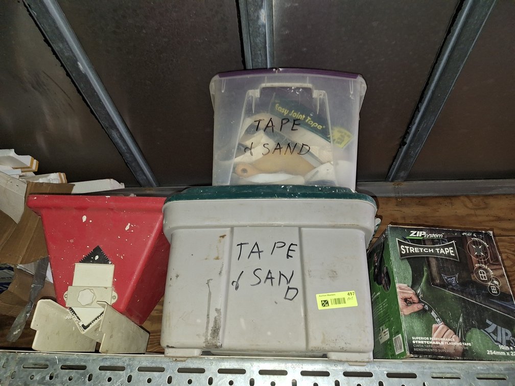 Assorted on Shelf, Stretch Tape, More