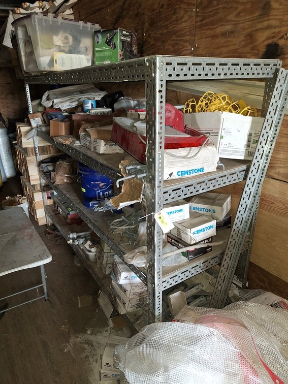 Metal Shelf, 96"x30"x72"
