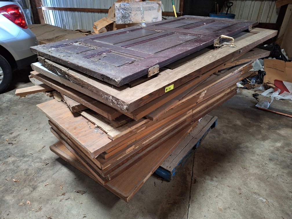 Pallet of Wood Doors