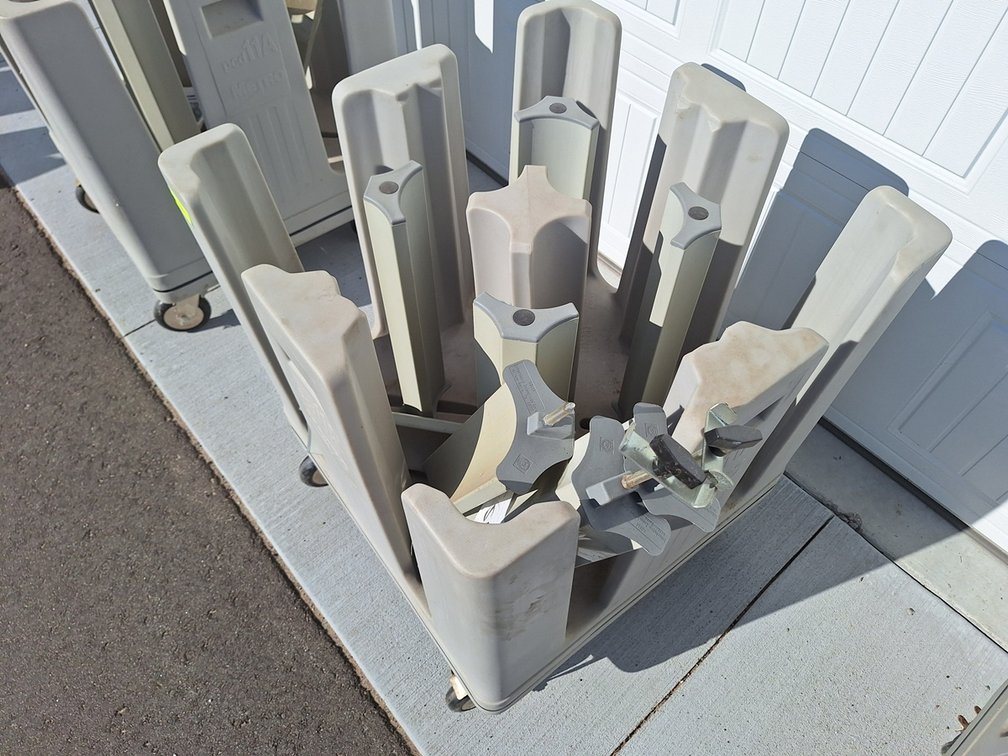 Metro Poly Dish Cart