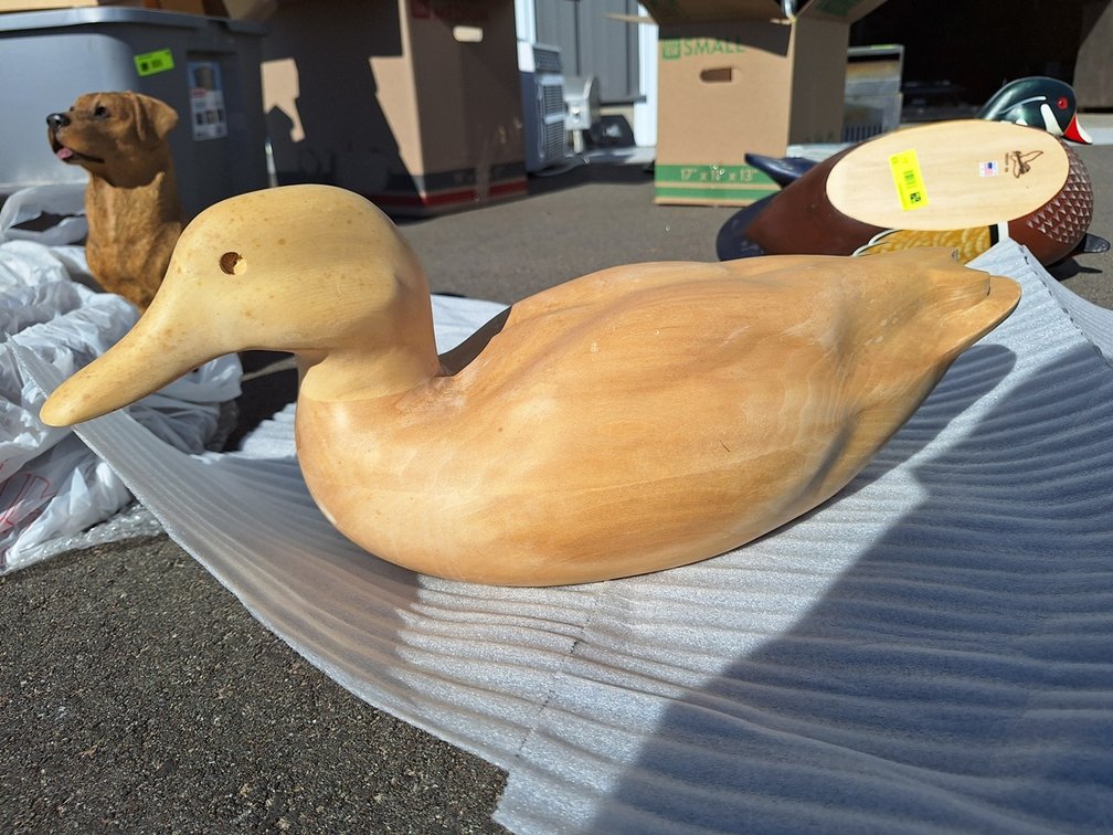Wildlife Urn / Jennings Decoy Company (Mn Made) Duck Decoy Cremation Urn