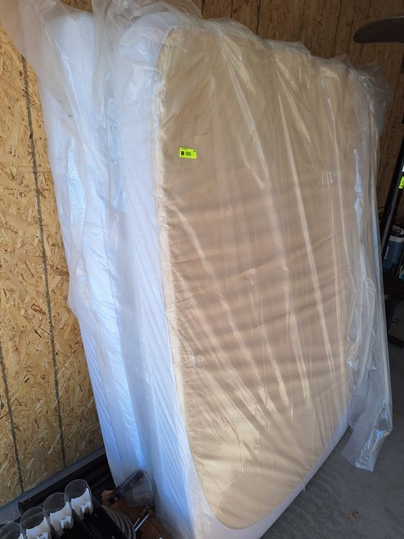 Queen Mattress, Box and Frame