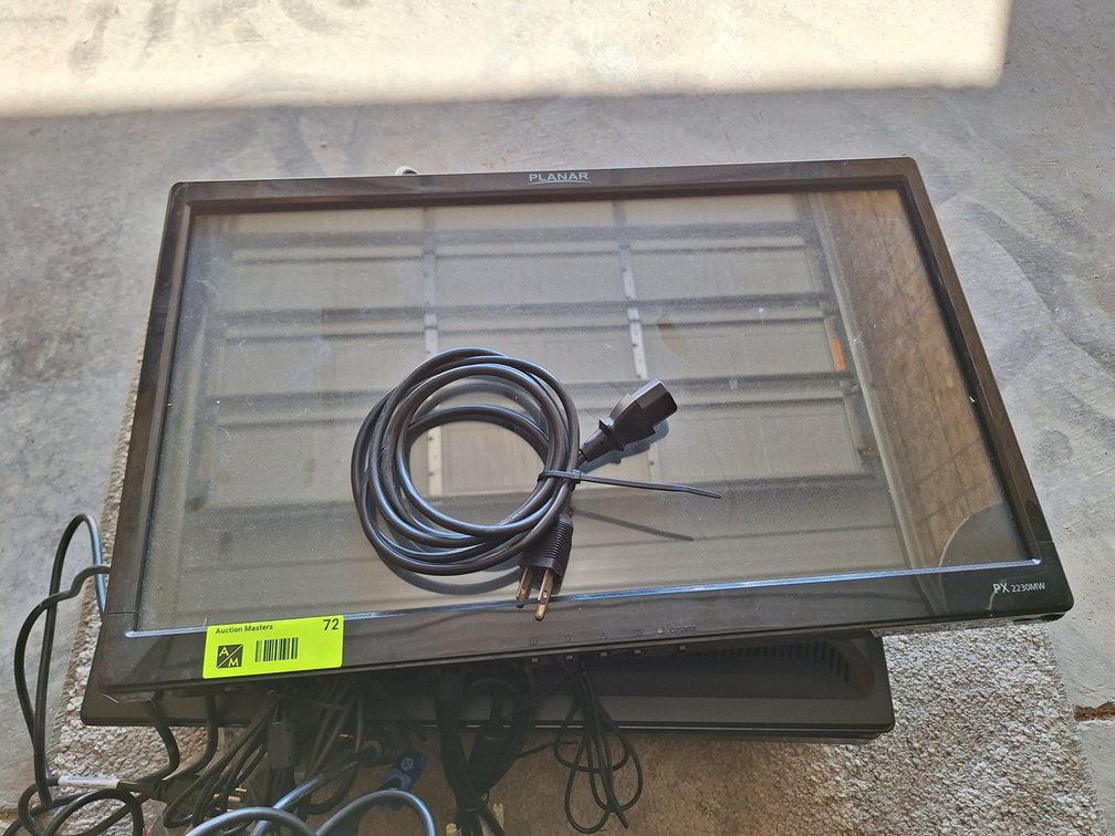 3 Planar PX2230MW, 21.5"/22" Full HD TOUCHSCREEN monitor.  1920x1080 resolution, optical touch, USB touch interface, VGA/DVI inputs and built in speakers
