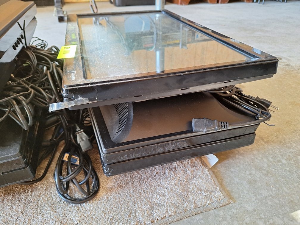 3 Planar PX2230MW, 21.5"/22" Full HD TOUCHSCREEN monitors.  1920x1080 resolution, optical touch, USB touch interface, VGA/DVI inputs and built in speakers