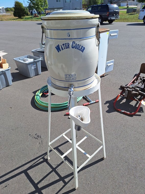 Clay Pot Water Cooler from Old School House
