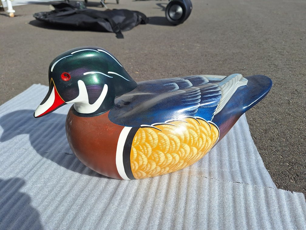 Wildlife Urn / Jennings Decoy Company (Mn Made) Duck Decoy Cremation Urn