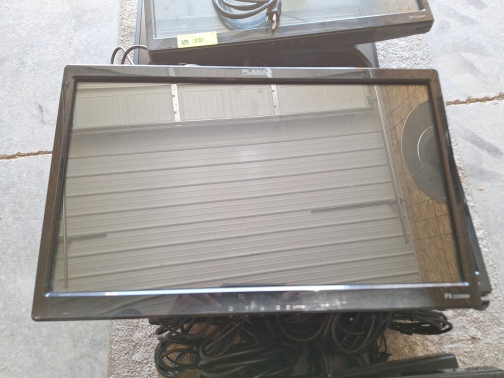 4 Planar PX2230MW, 21.5"/22" Full HD TOUCHSCREEN monitors.  1920x1080 resolution, optical touch, USB touch interface, VGA/DVI inputs and built in speakers