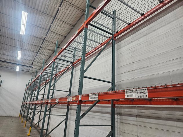 Image for Pallet Racking- Uprights 10 - 8' and 32 - 10', with Wire Decking