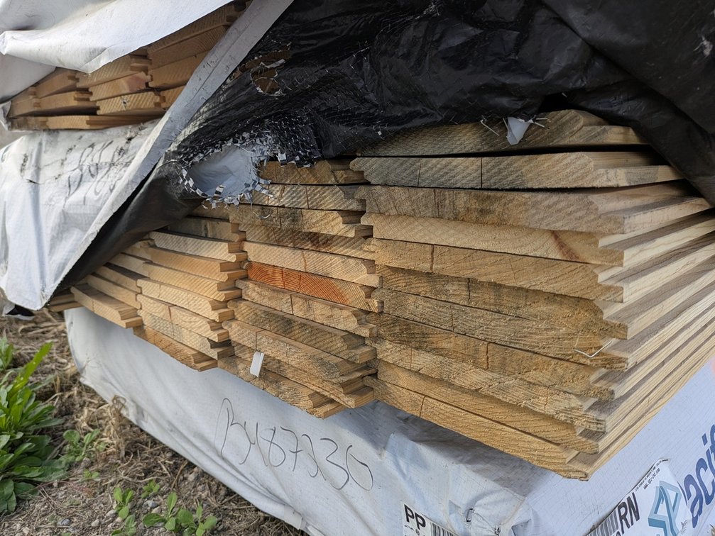 Pine 1"x8" Utility, WP11, 10' and 12' Lengths, 910 Linear Feet, 521 Sq. Ft.