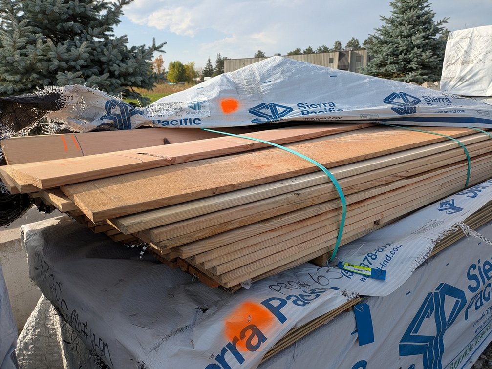 Pine 1"x8" Planer Downface, 6' to 10' Lengths, 541 Linear Feet