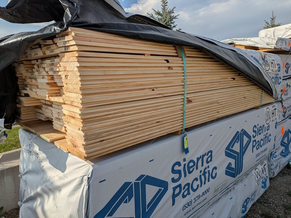 Pine 1"x8" Utility, Nickel Gap, 6' and 8' Lengths, 1200 Linear Feet, 687 Sq. Ft.