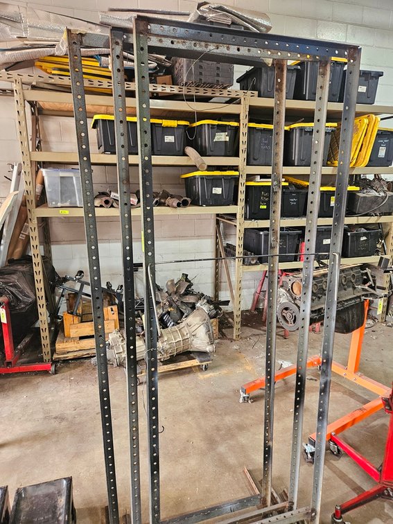 3 Metal Hanging Racks, 30"x84"