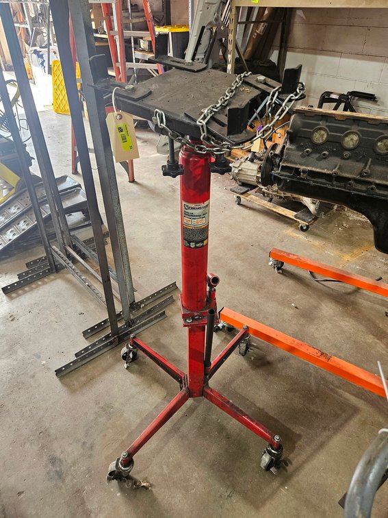 Strongway 1,000 Lb. Hydraulic Transmission Hoist