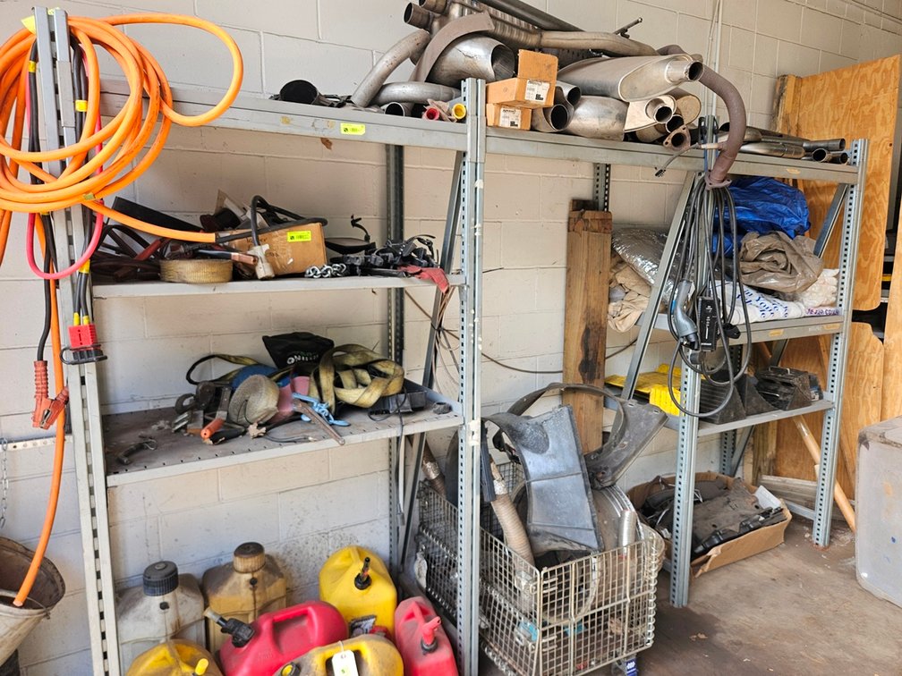 Metal Shelf, 126"x23"x79"