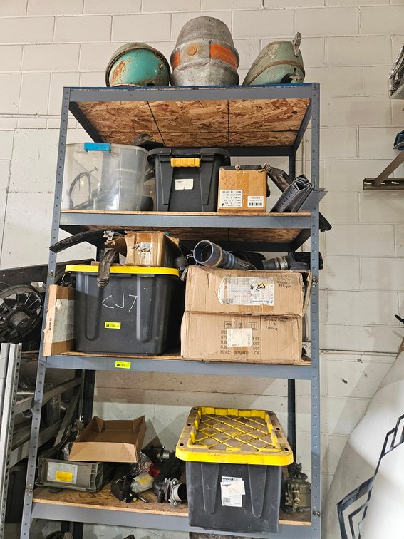 Assorted Contents, Wheels, Tanks, More