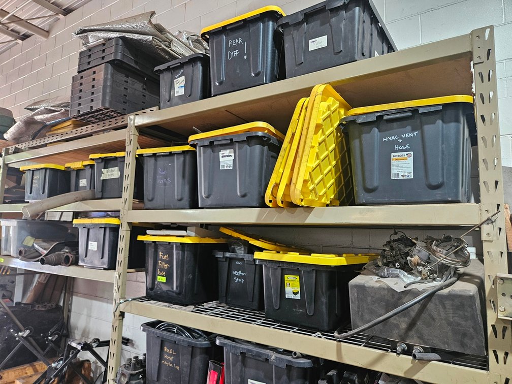 Assorted Contents, Bins of Parts, More