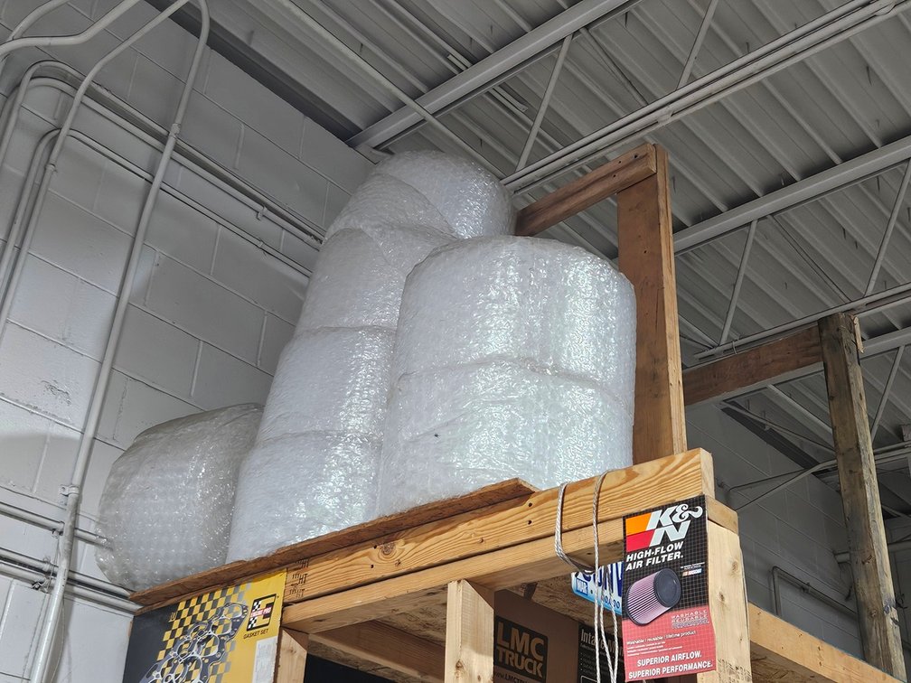 Rolls of Bubble Wrap