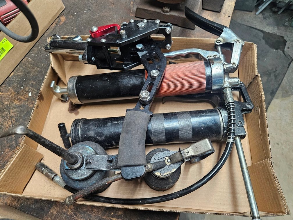 Assorted Grease Guns