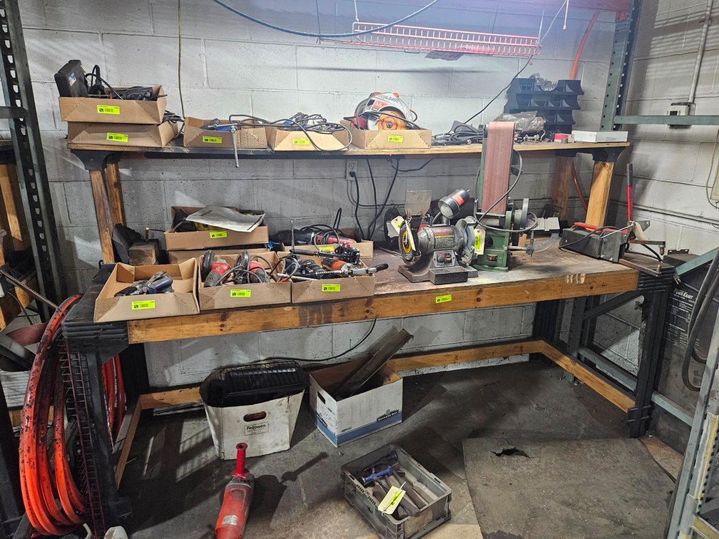 Work Bench, 100"x33"x56"
