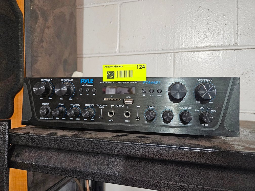 Pyle PTA44BT Amp with FM Radio