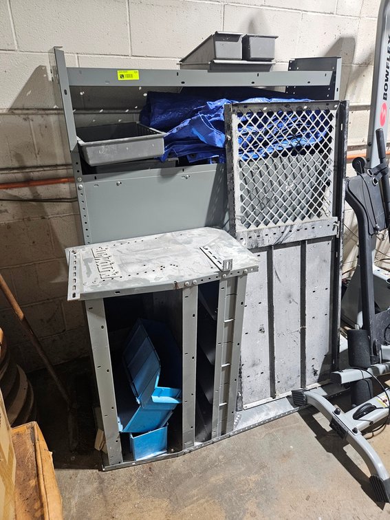 Metal Work Van Shelves and Related