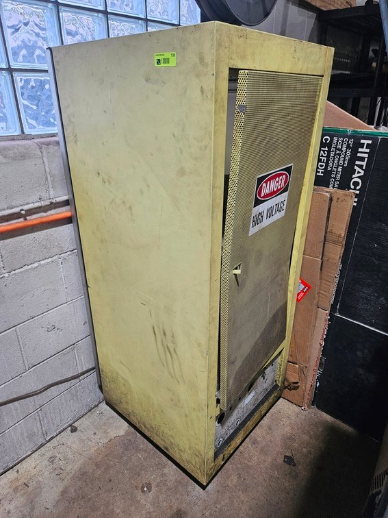 Metal Cabinet with Contents, 23"x24"x58"