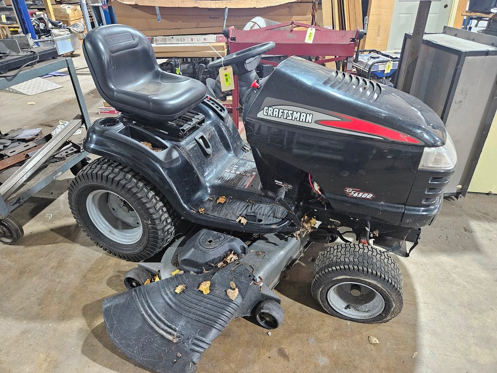 Craftsman GS6500 Riding Mower, 54" Deck, No Battery