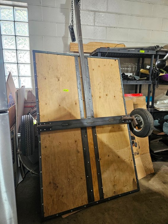 Wood/Metal Homemade Trailer, 6'x4'