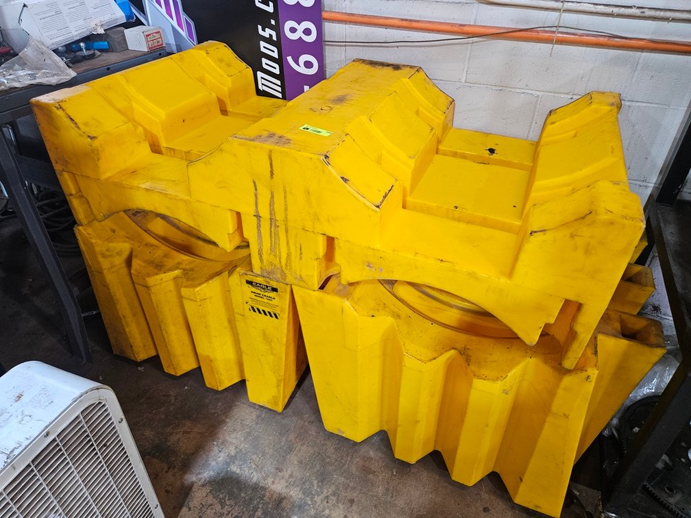 3 Poly Barrel Cradles