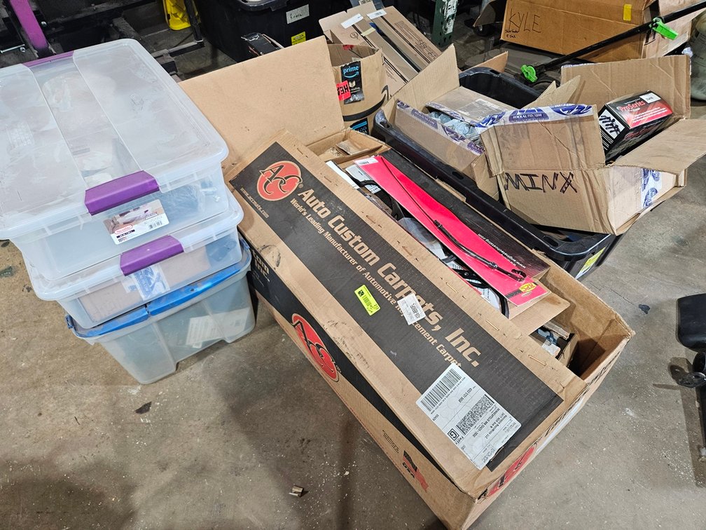 Assorted Car Parts, Gaskets, Wiring, More