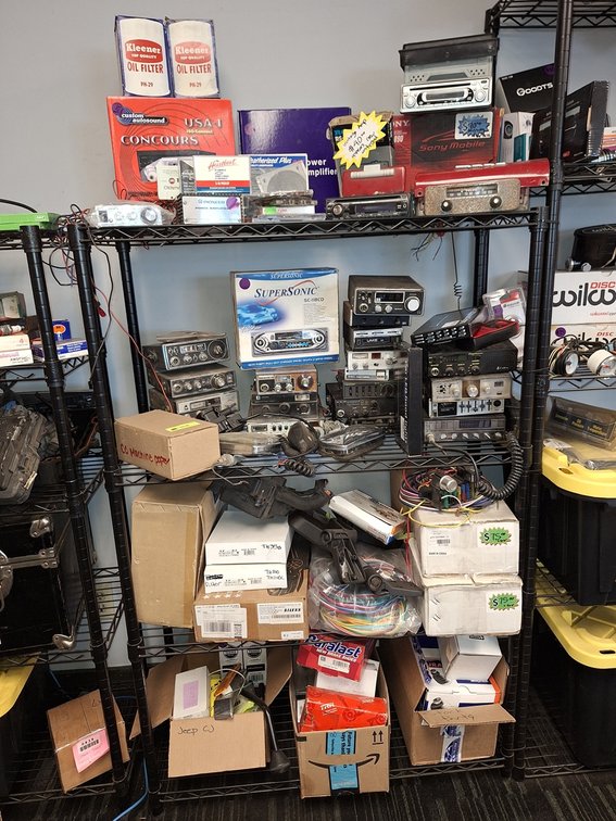 Assorted Car Parts, CB's, Radios, Ignition Control Modules, More