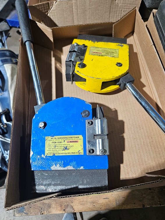 2 Metal Shrinker/Stretchers