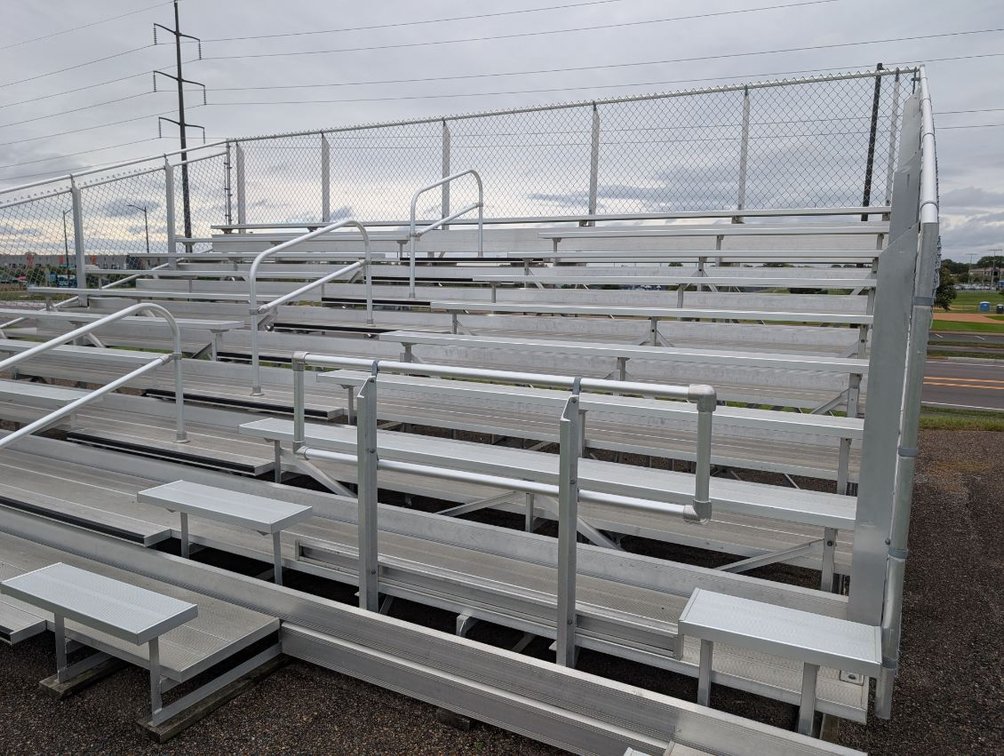 5 Sets of Aluminum Bleachers